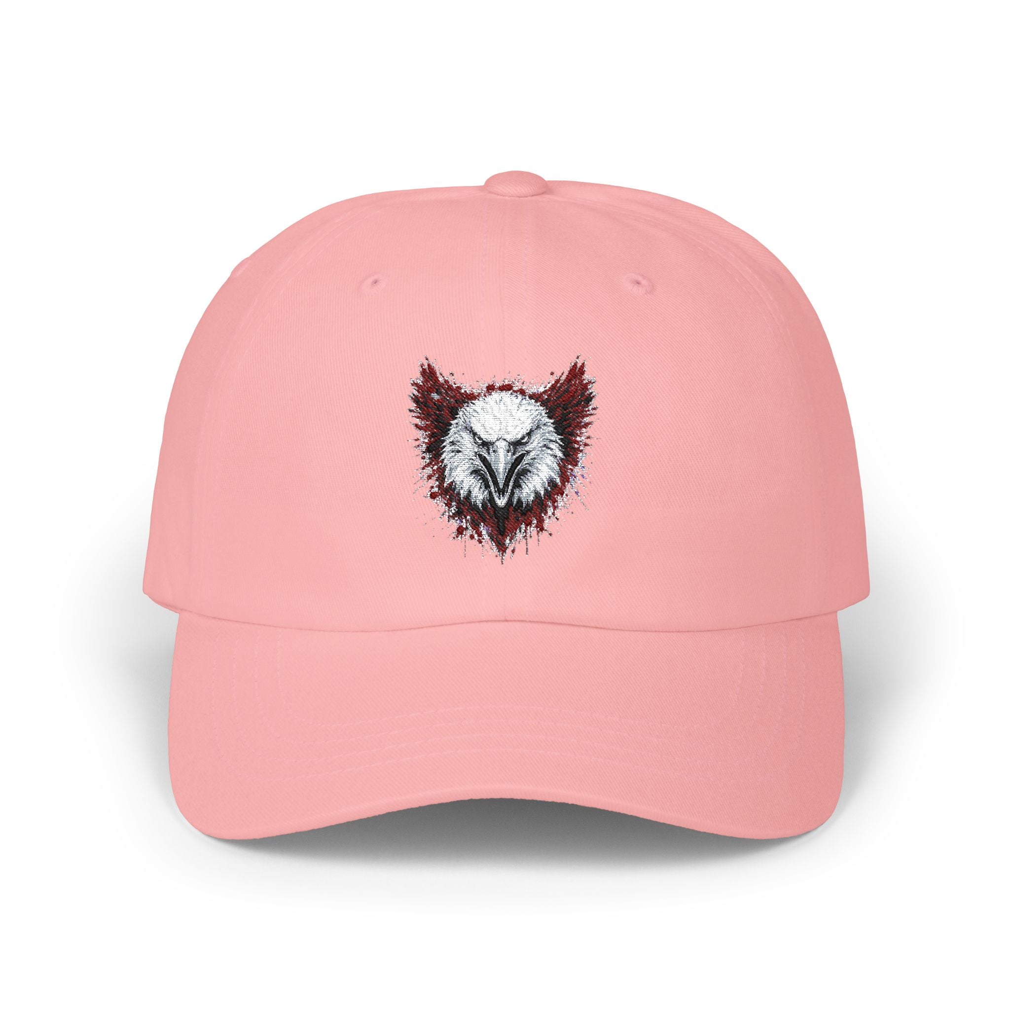 Eagle (Black & Red) — Embroidered Dad Hat