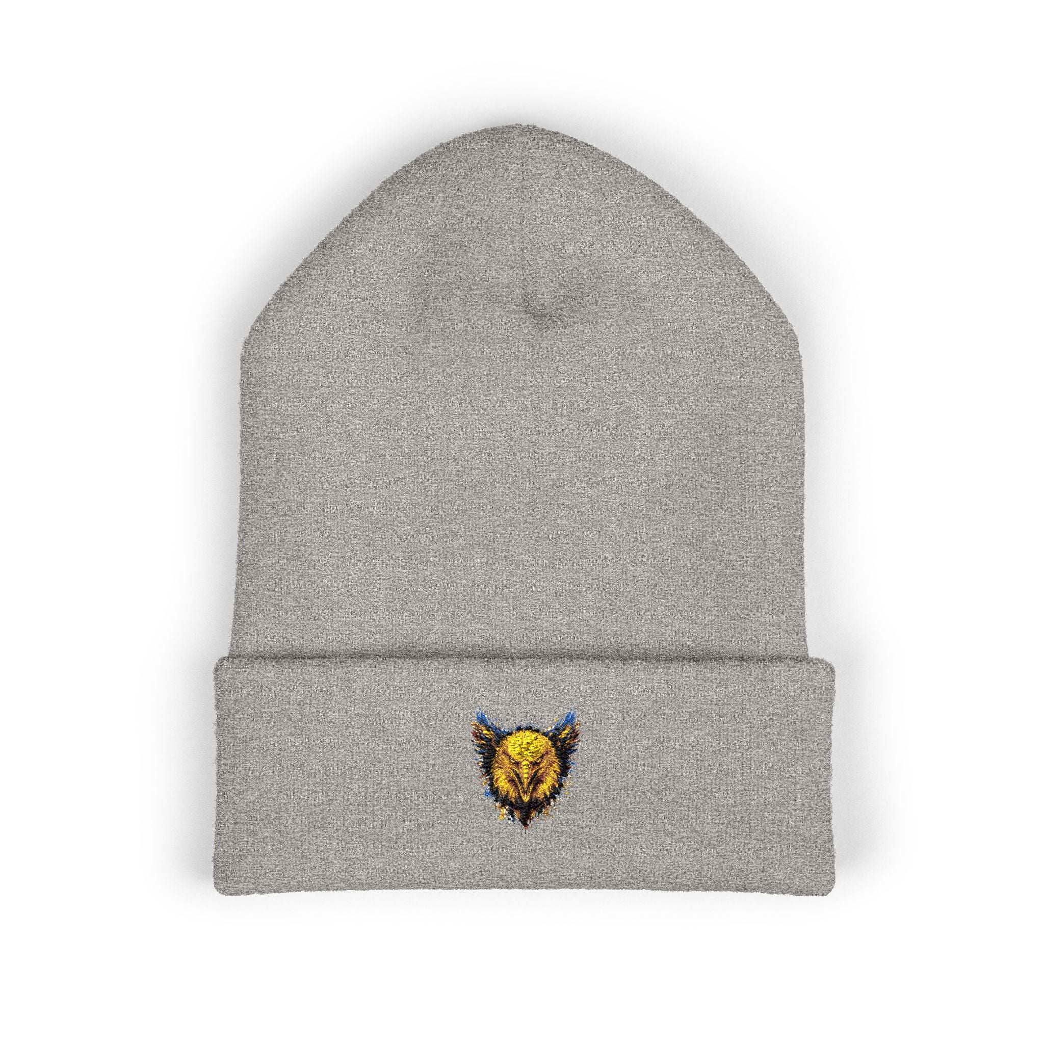 Eagle (Blue & Gold) — Embroidered Beanie