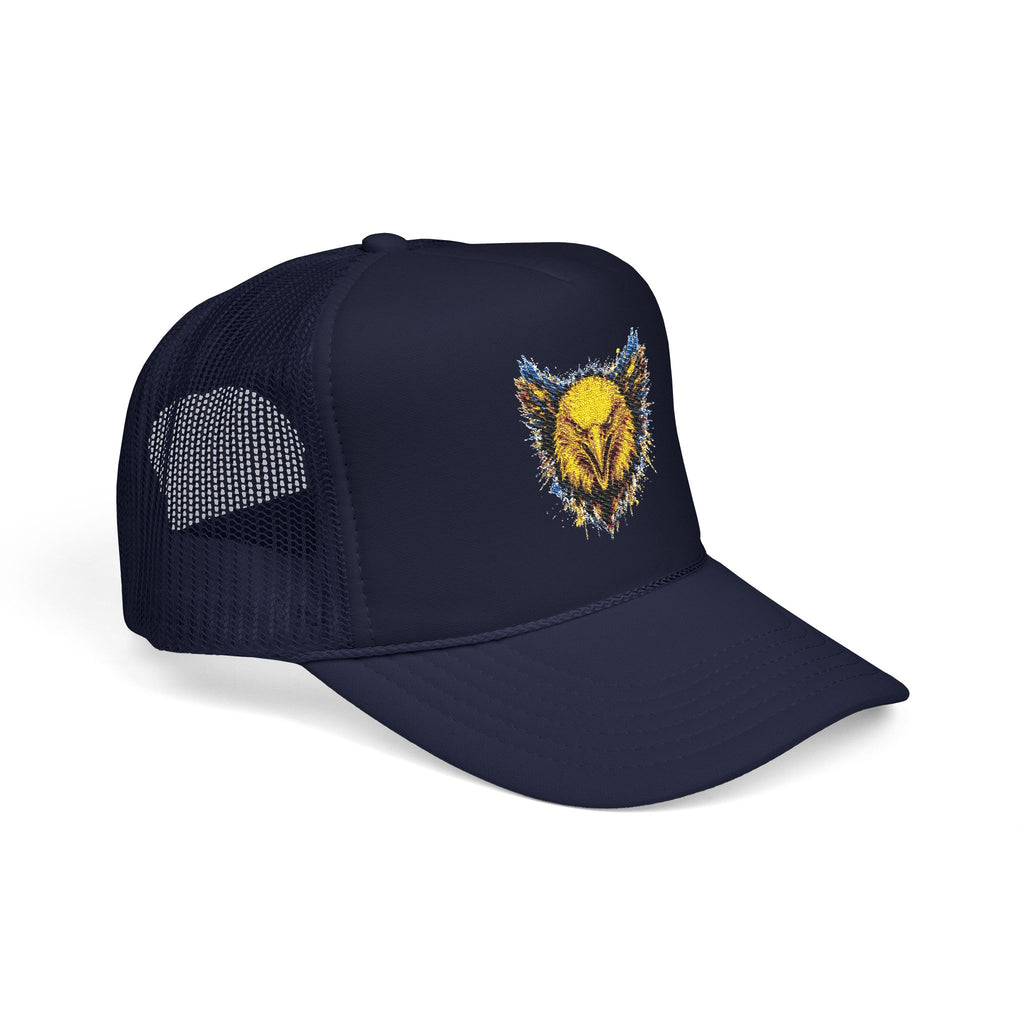 Eagle (Blue & Gold) — Foam Trucker Hat