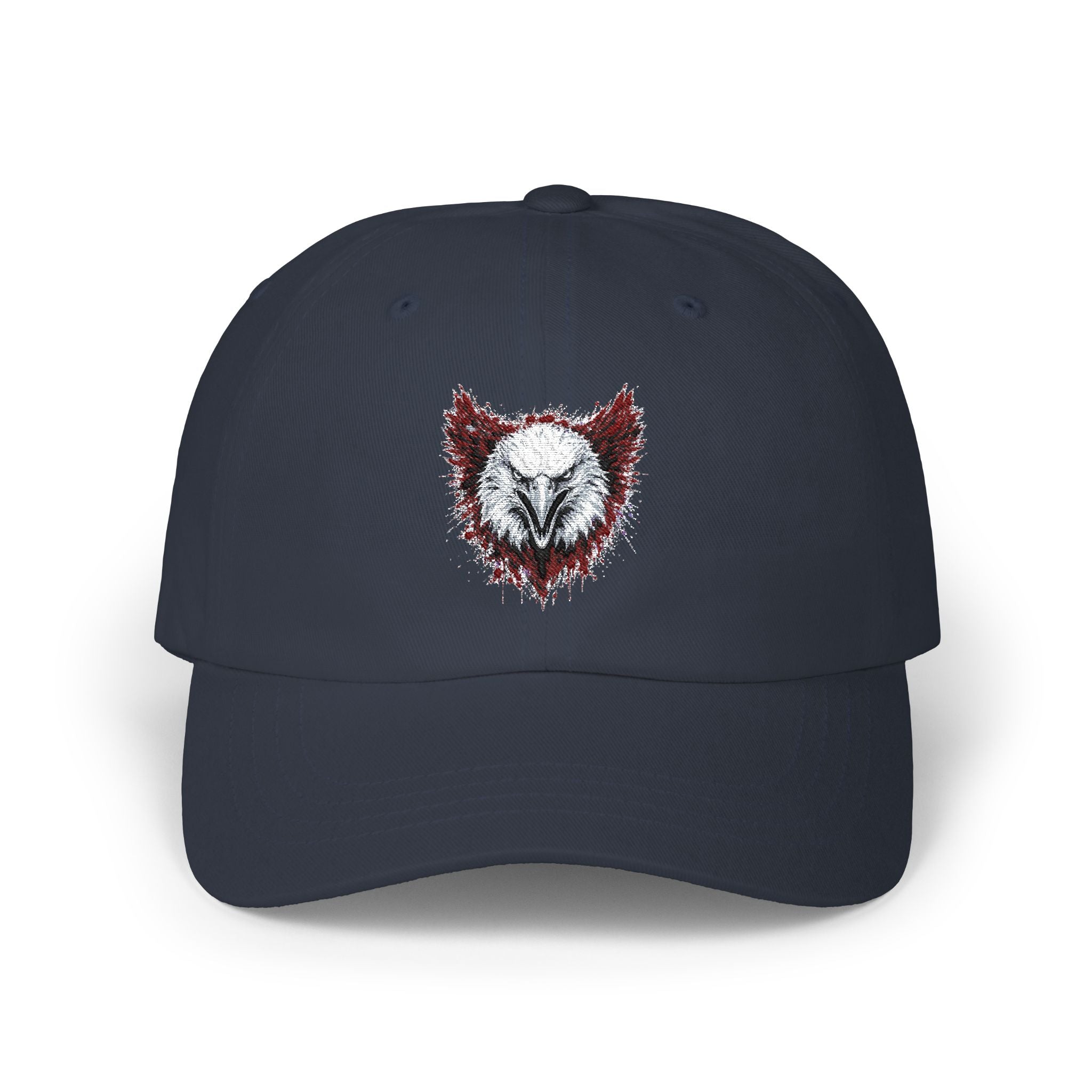 Eagle (Black & Red) — Embroidered Dad Hat