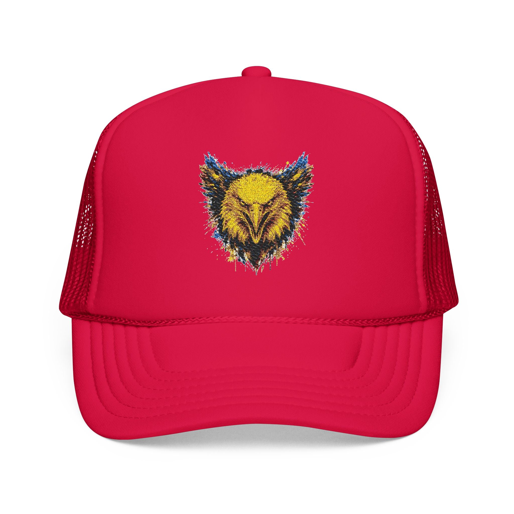 Eagle (Blue & Gold) — Foam Trucker Hat