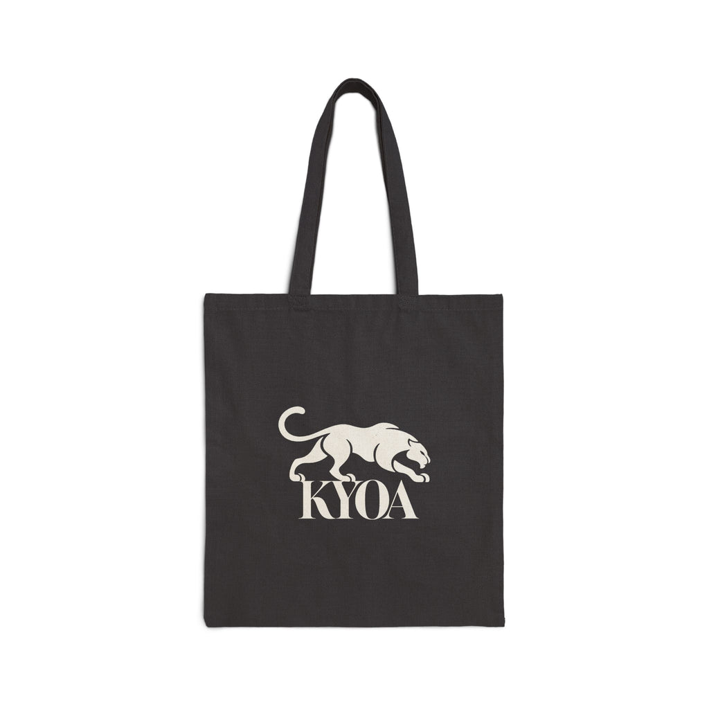 KYOA — The Panther · Canvas Tote (DISCIPLINE)