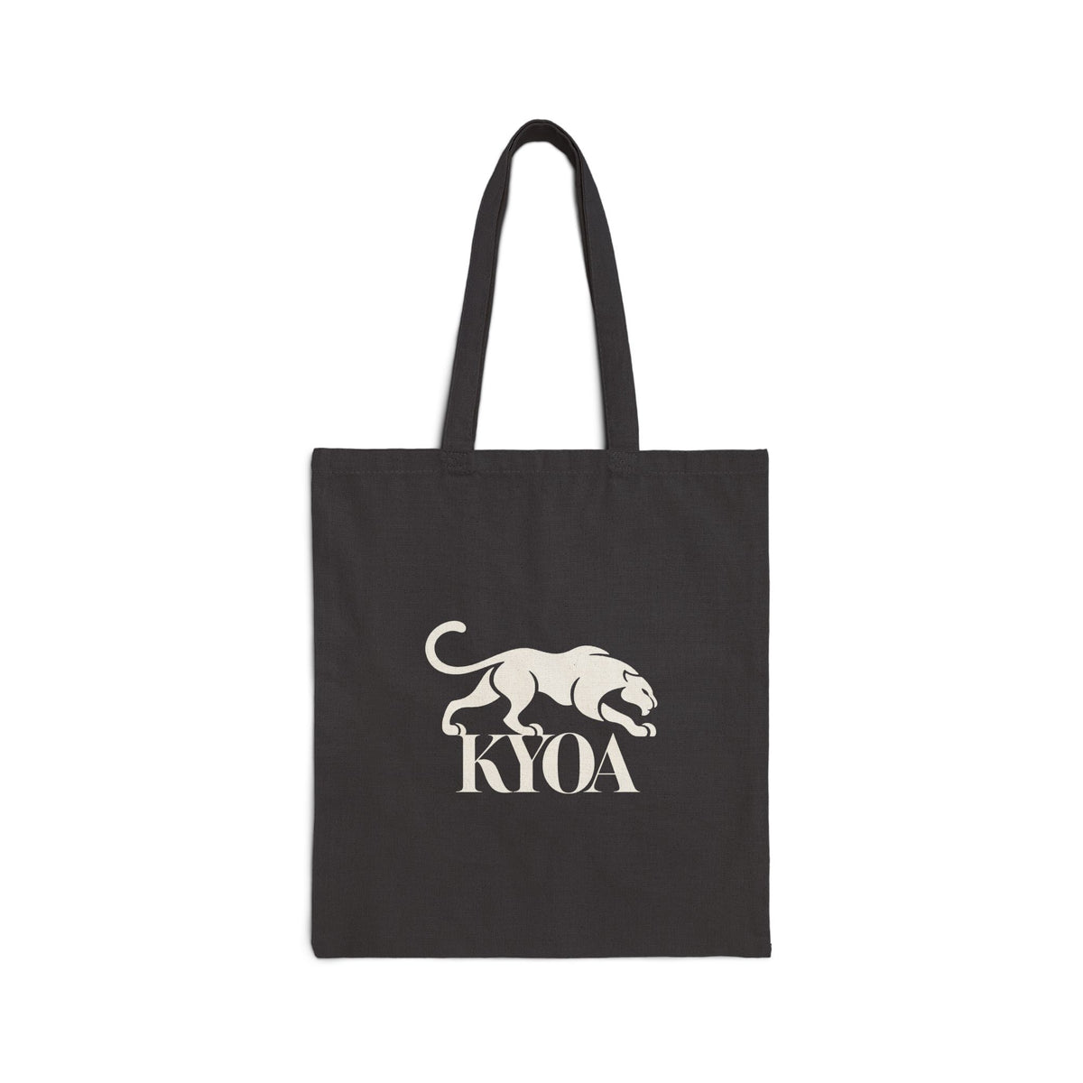 KYOA — The Panther · Canvas Tote (DISCIPLINE)