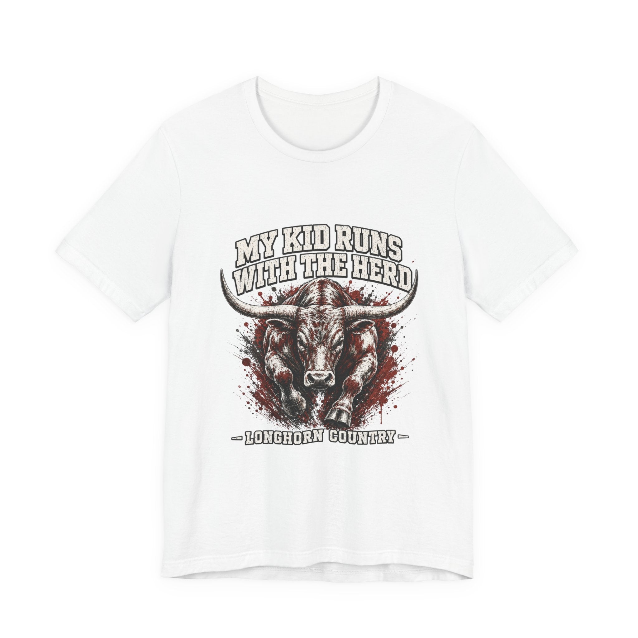 My Kid Runs With the Herd — Longhorn Country Tee