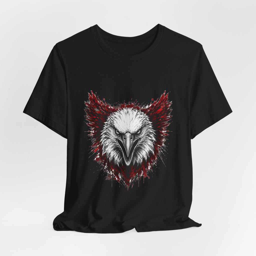 Eagle Logo Black & Red Tee