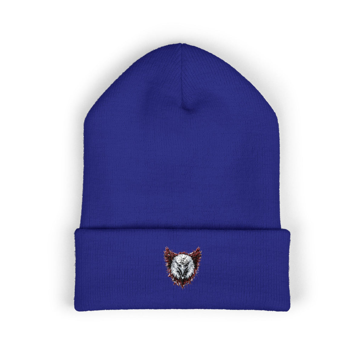 Eagle (Black & Red) — Embroidered Beanie