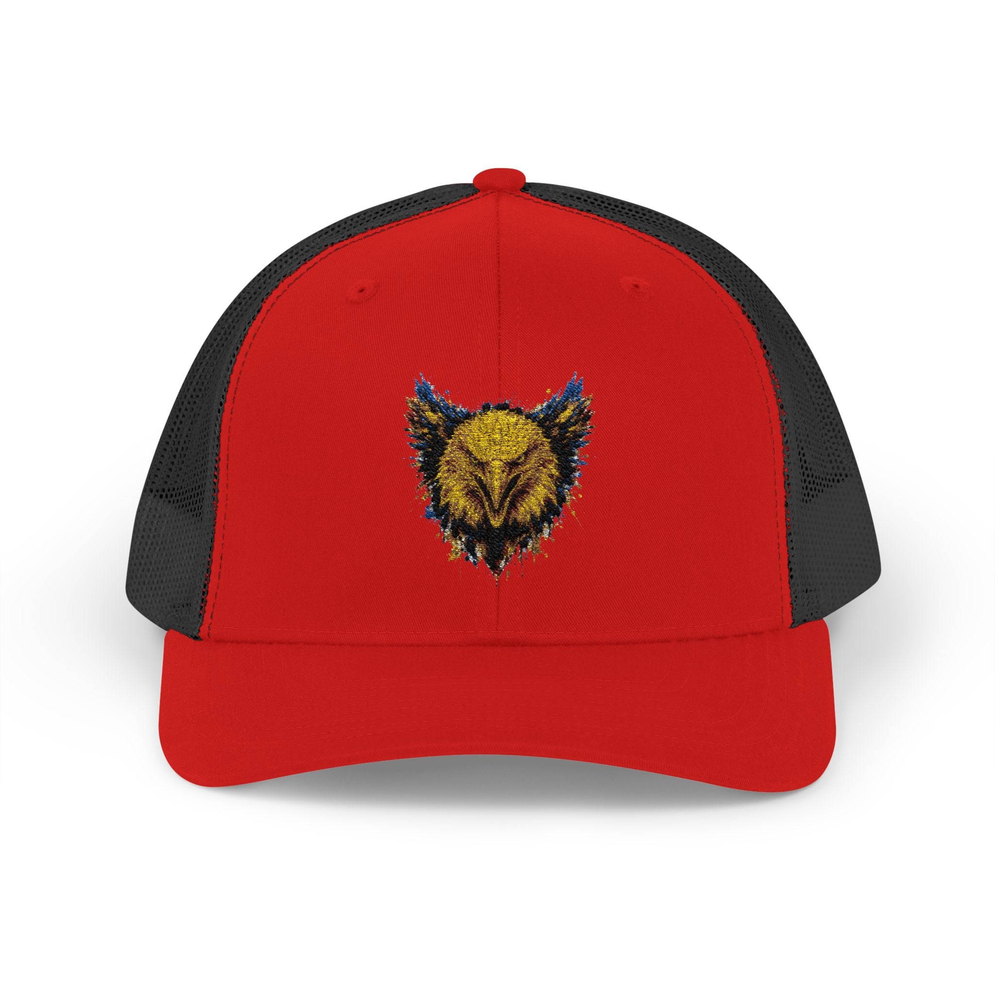 Eagle (Blue & Gold) — Snapback Trucker Hat