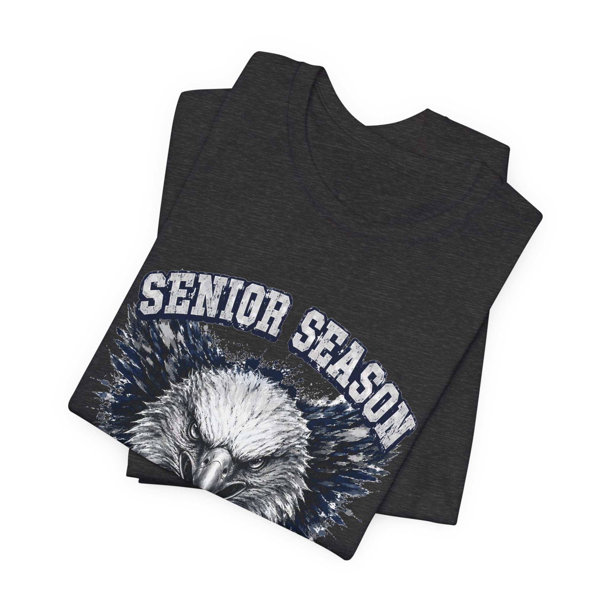 Senior Season — Eagle Country 2027 Blue & White Tee