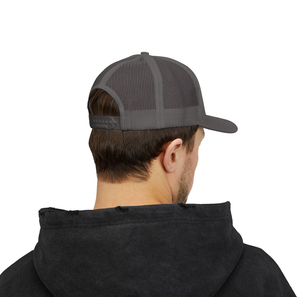 Eagle (Blue & Gold) — Snapback Trucker Hat