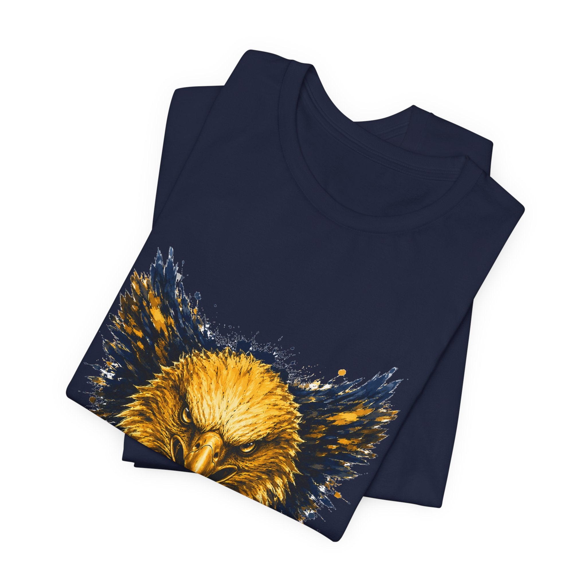 Eagle Logo Blue & Gold Tee