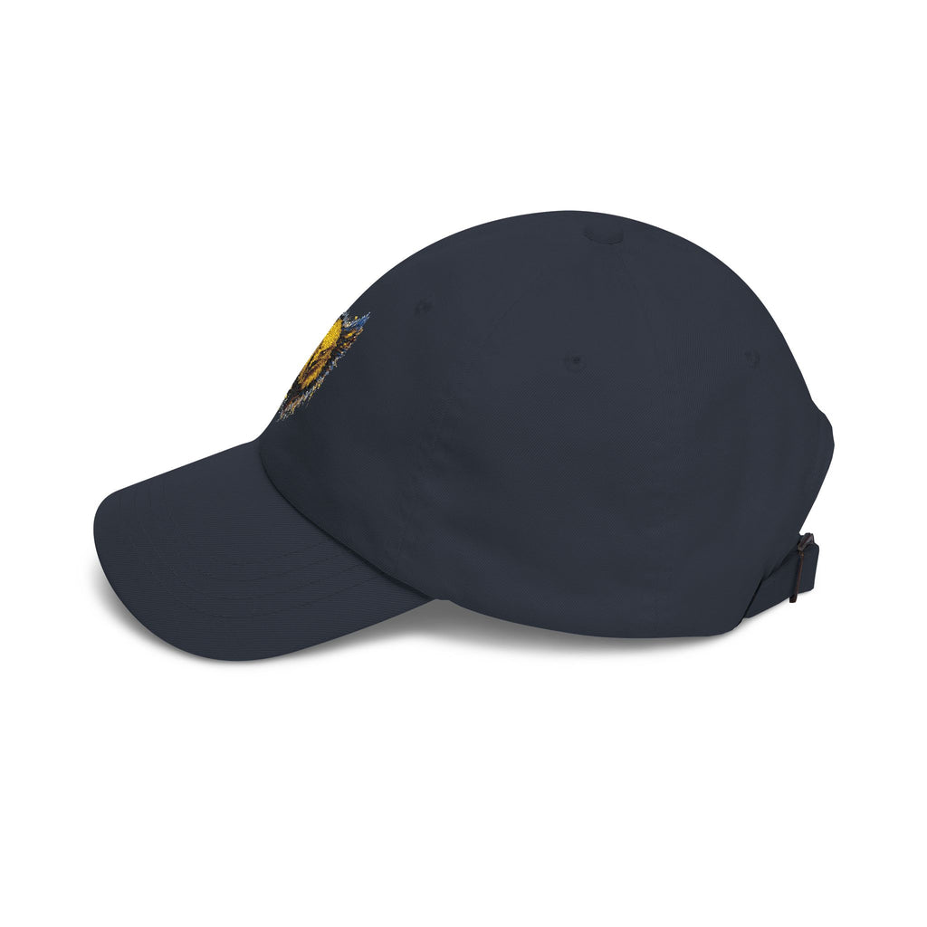 Eagle (Blue & Gold) — Embroidered Dad Hat