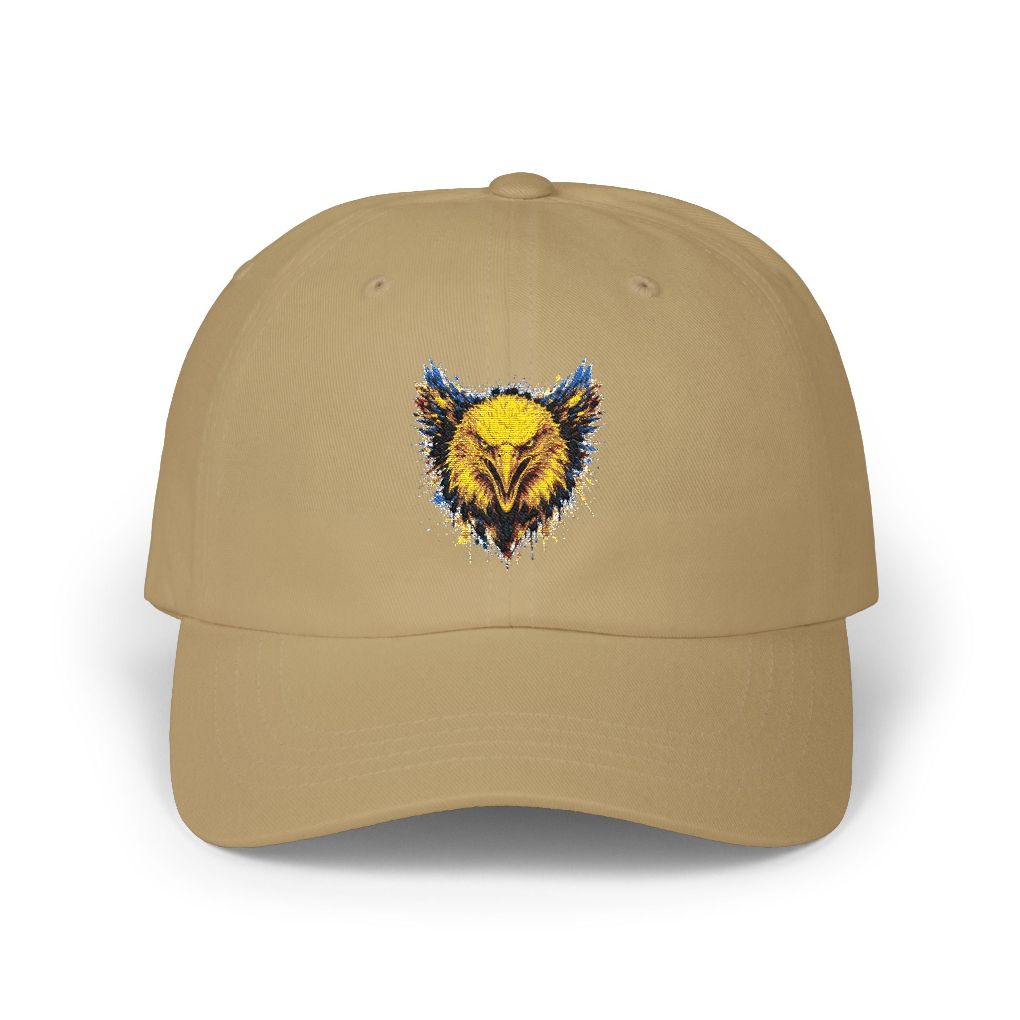 Eagle (Blue & Gold) — Embroidered Dad Hat