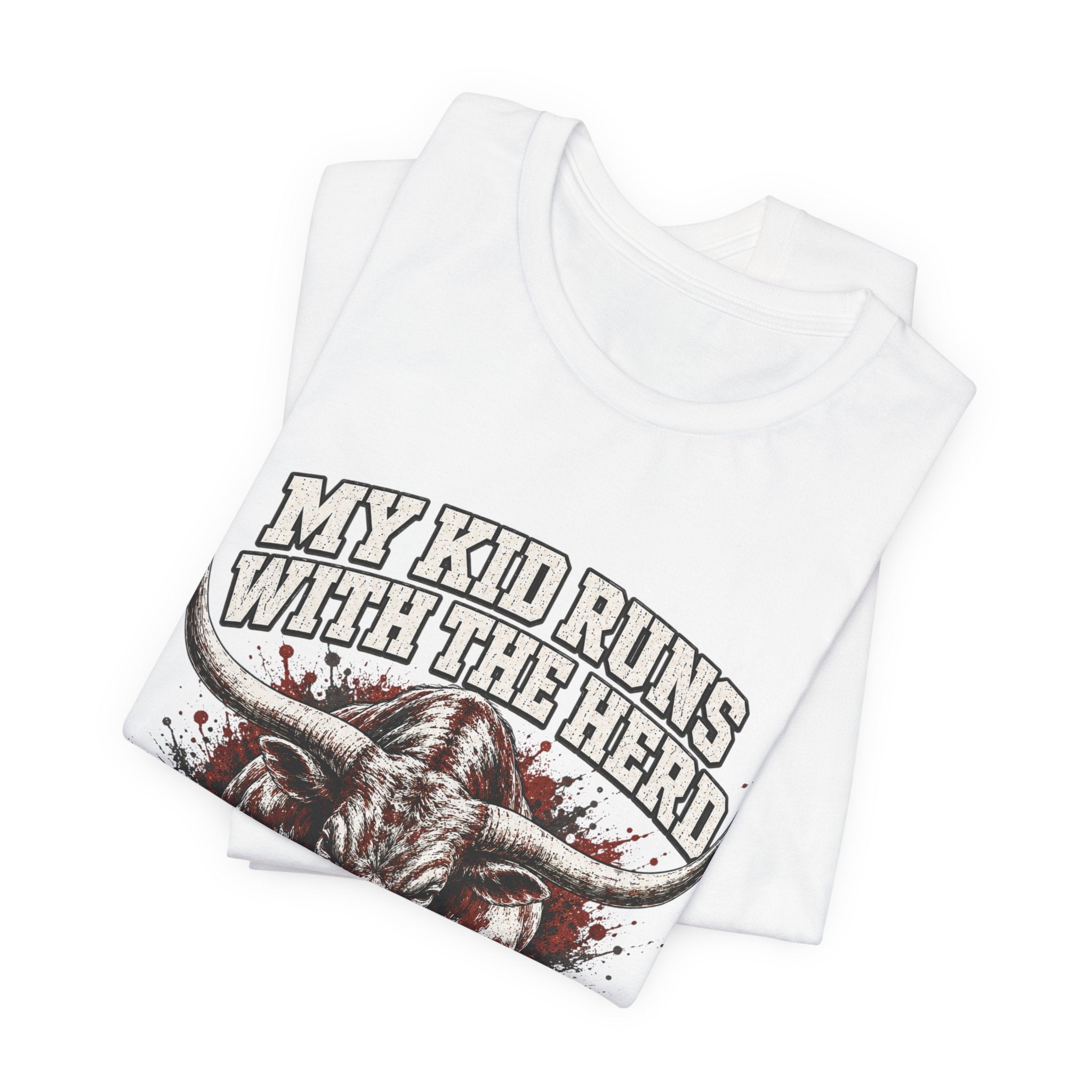 My Kid Runs With the Herd — Longhorn Country Tee