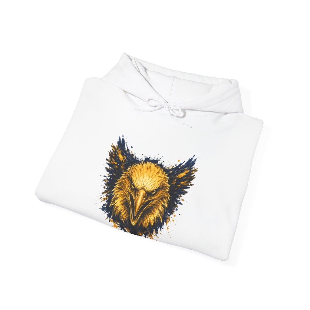 Eagle Logo Blue & Gold Hoodie