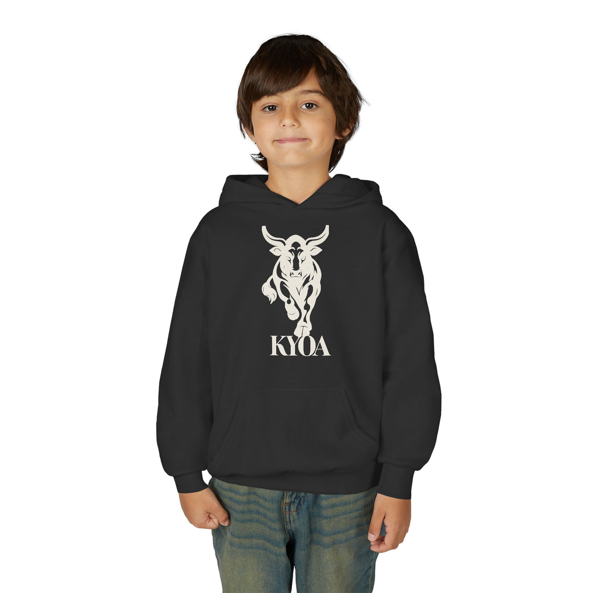 KYOA KIDS — The Bull · Kids Hoodie (RELENTLESS)