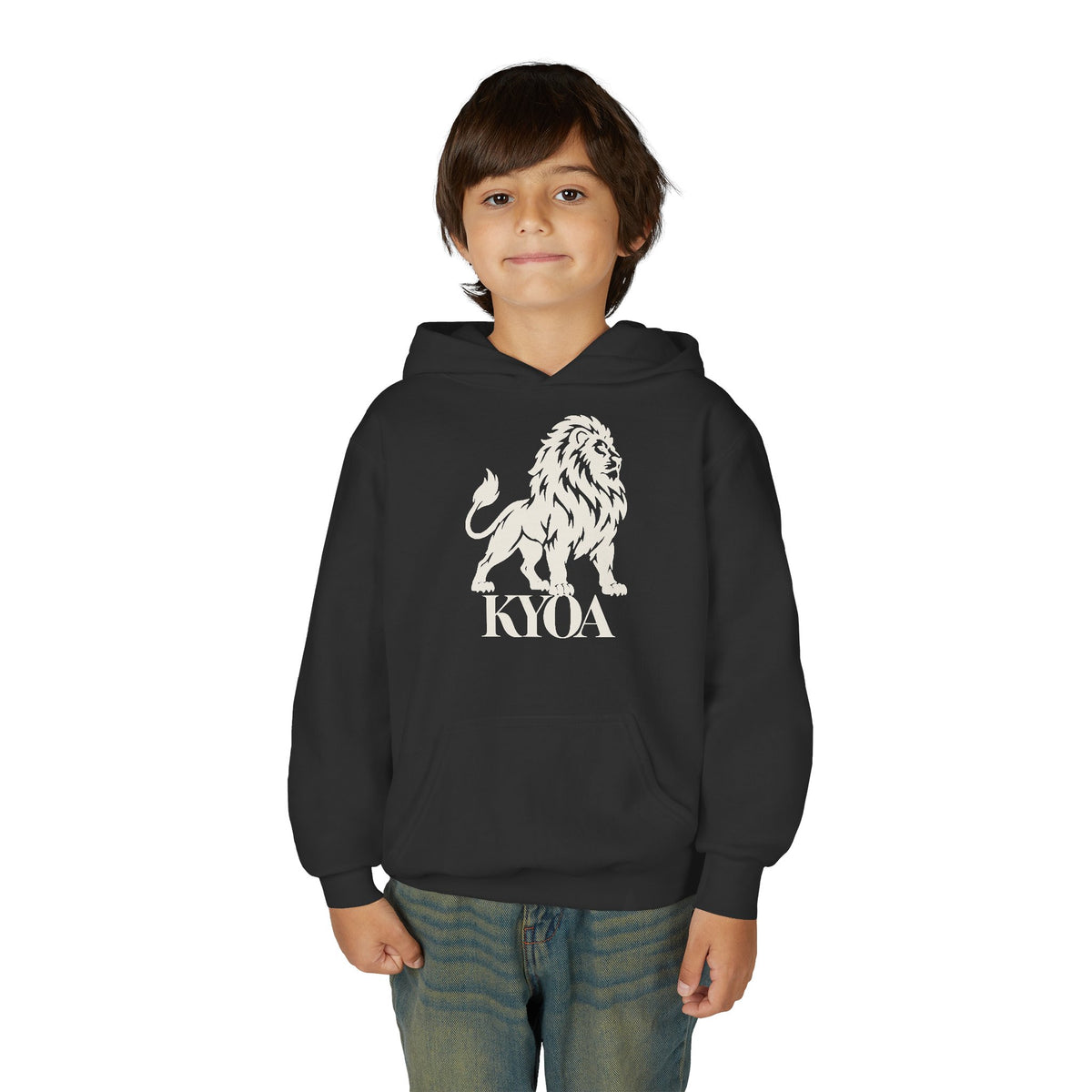 KYOA KIDS — The Lion · Kids Hoodie (COURAGE)