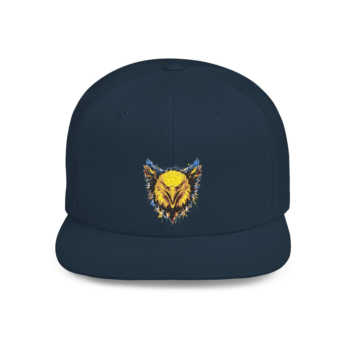 Eagle (Blue & Gold) — Flat-Bill Snapback