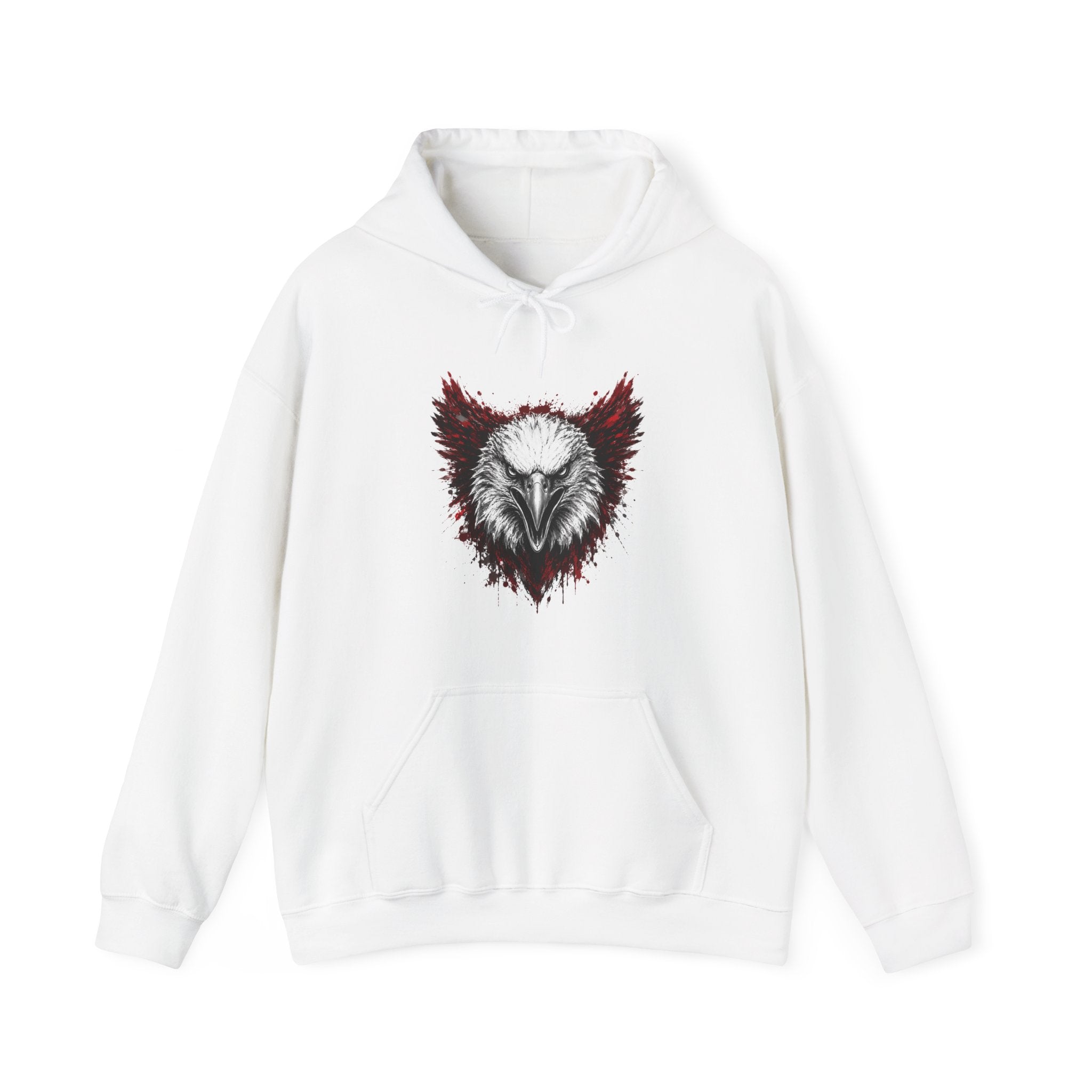 Eagle Logo Black & Red Hoodie