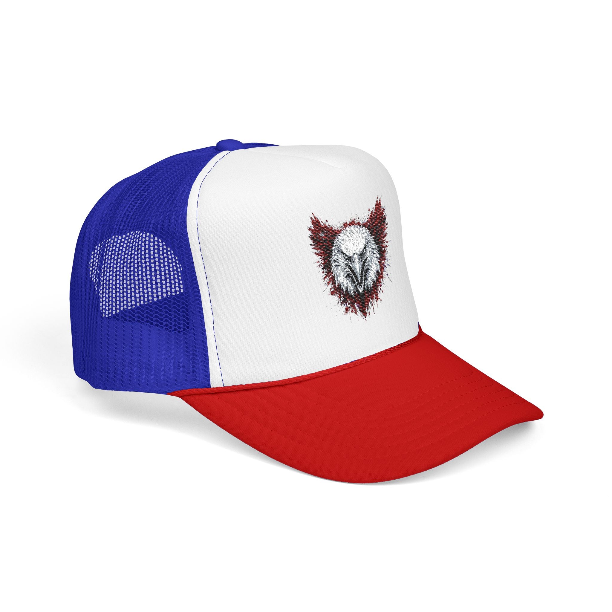 Eagle (Black & Red) — Foam Trucker Hat