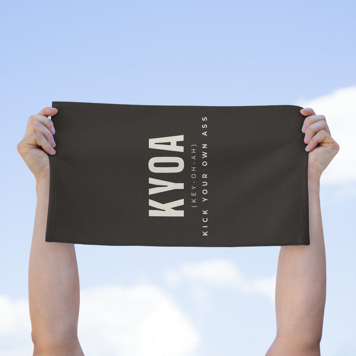 KYOA — Rally Towel (Espresso Monogram)