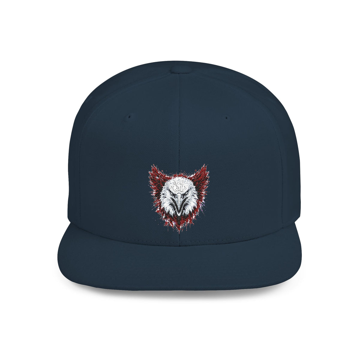 Eagle (Black & Red) — Flat-Bill Snapback
