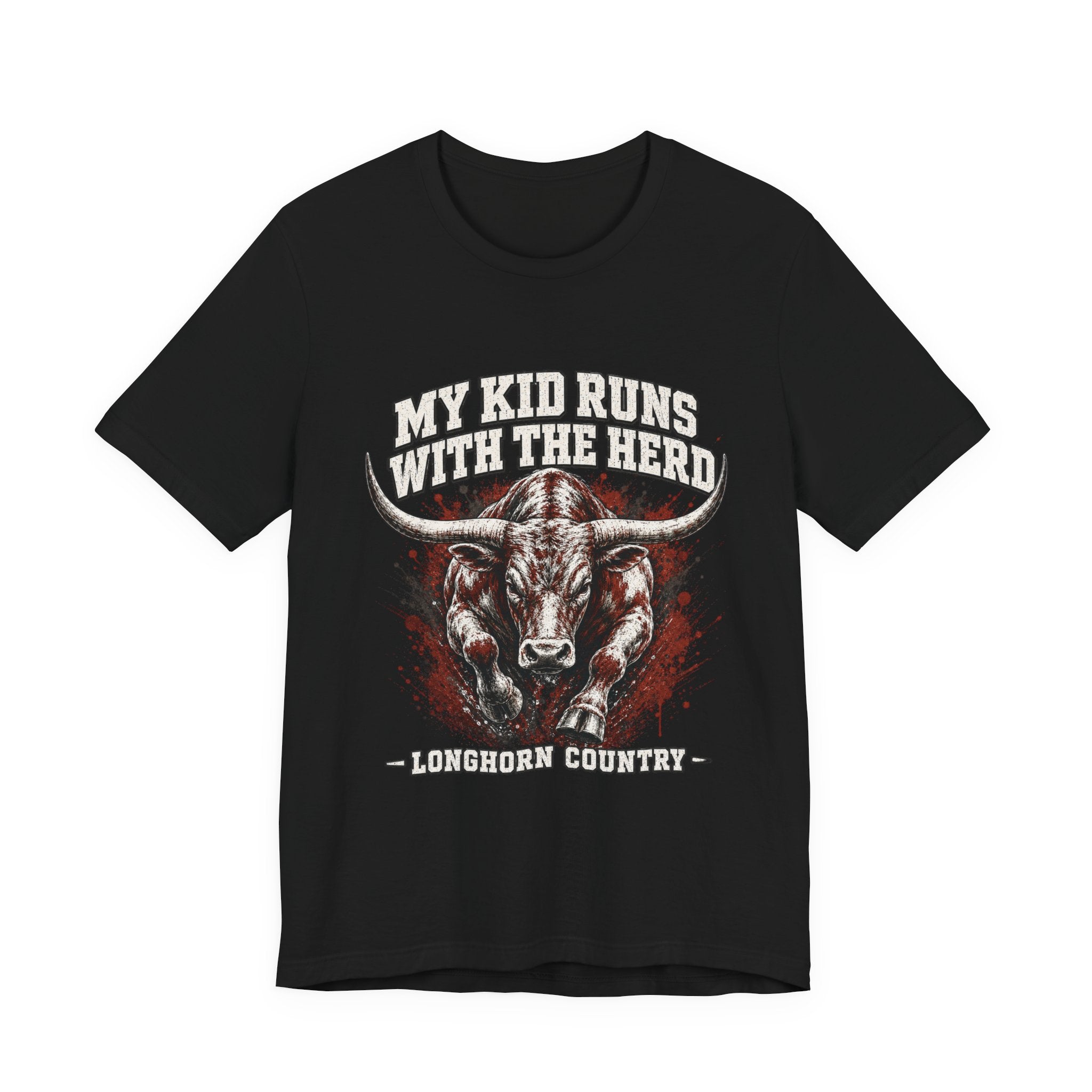 My Kid Runs With the Herd — Longhorn Country Tee