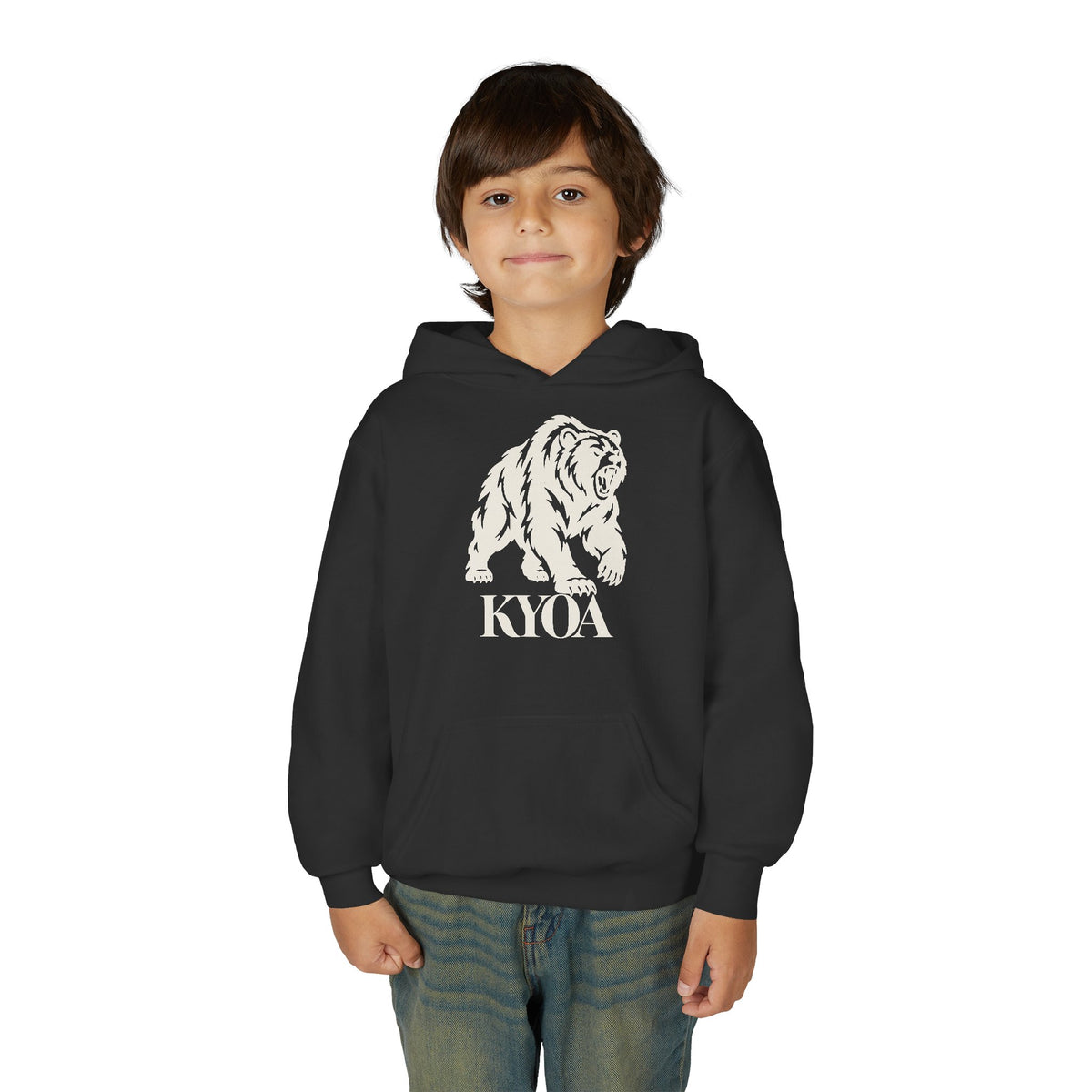 KYOA KIDS — The Bear · Kids Hoodie (STRENGTH)