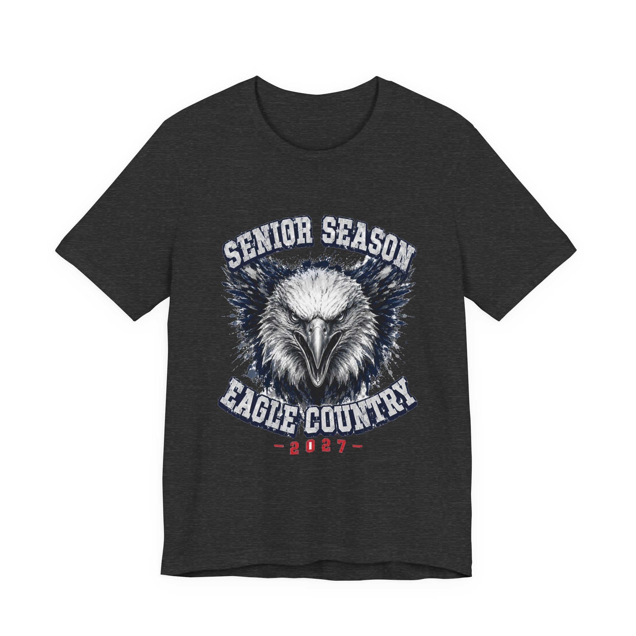 Senior Season — Eagle Country 2027 Blue & White Tee