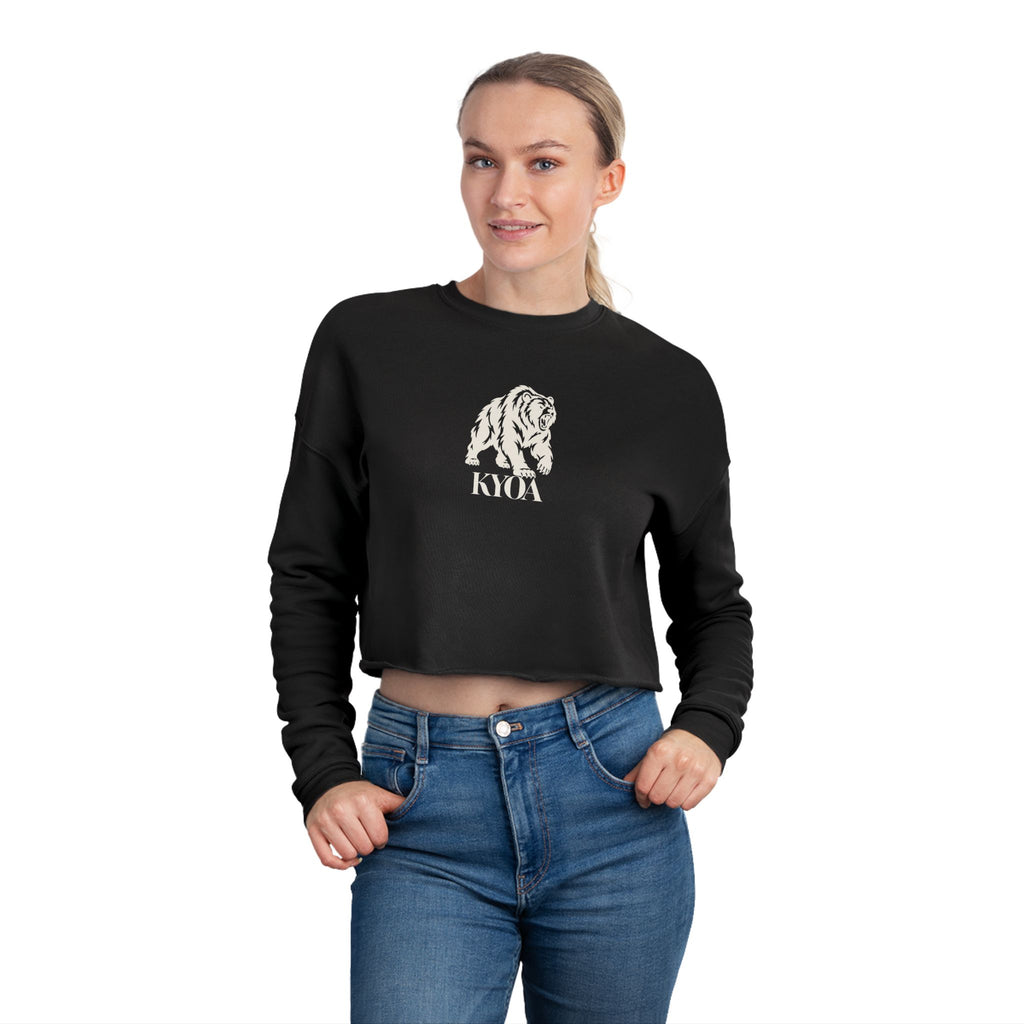 KYOA — The Bear · Women's Cropped Sweatshirt (STRENGTH)