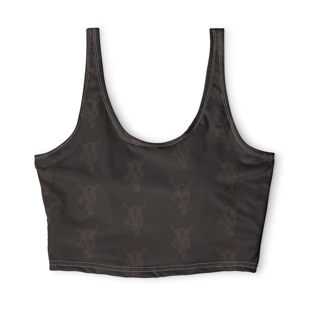 KYOA — The Bull · All-Over Monogram Sports Bra (RELENTLESS)