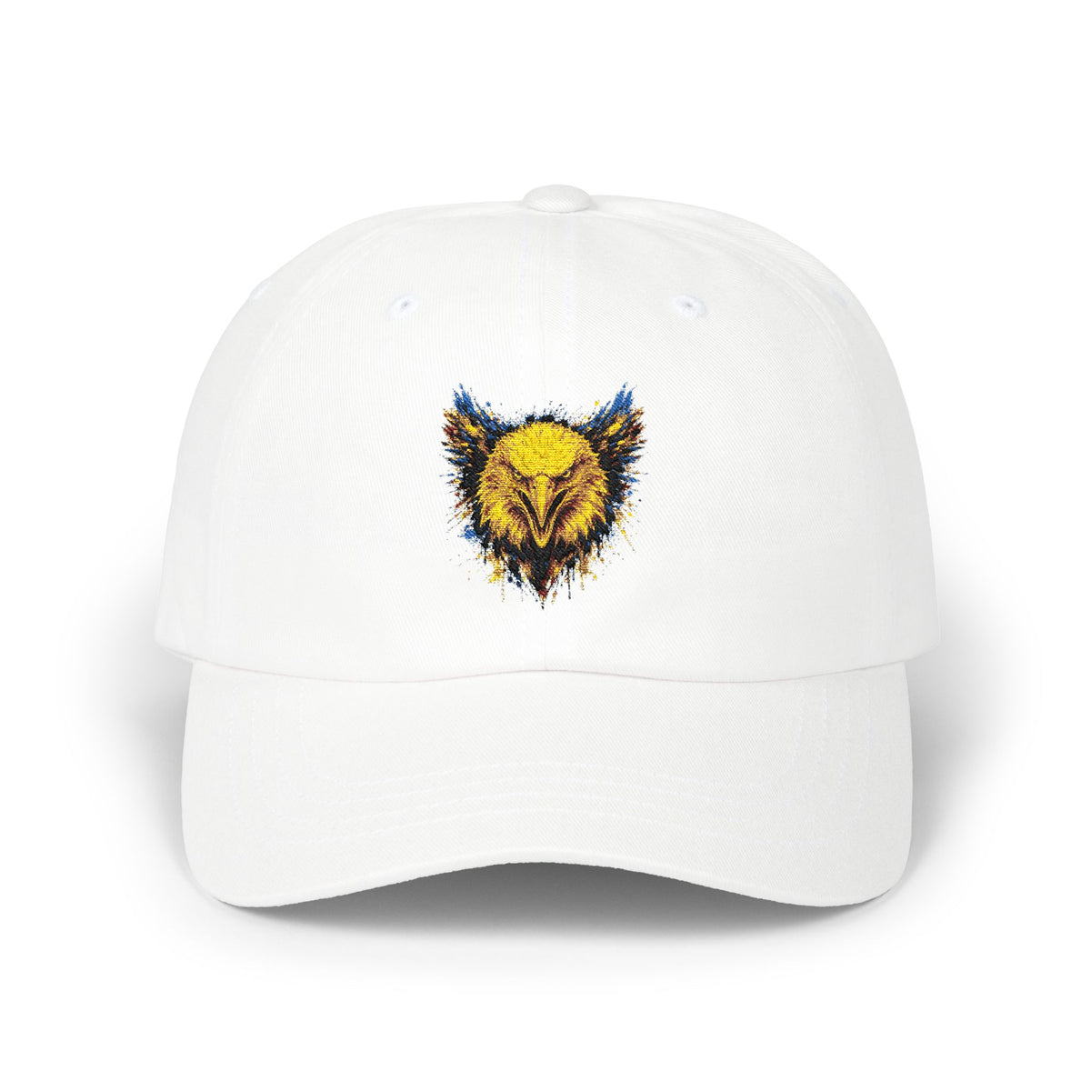Eagle (Blue & Gold) — Embroidered Dad Hat