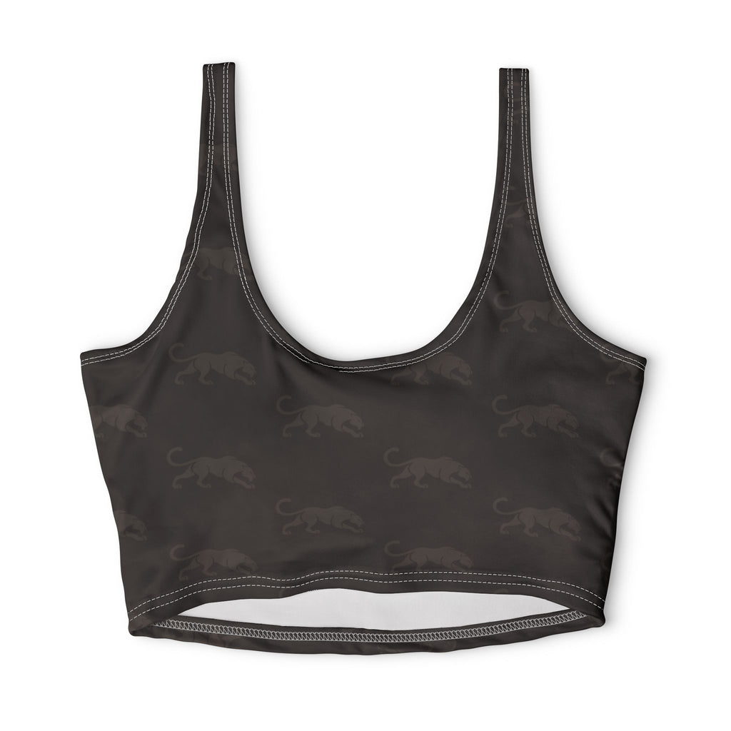 KYOA — The Panther · All-Over Monogram Sports Bra (DISCIPLINE)