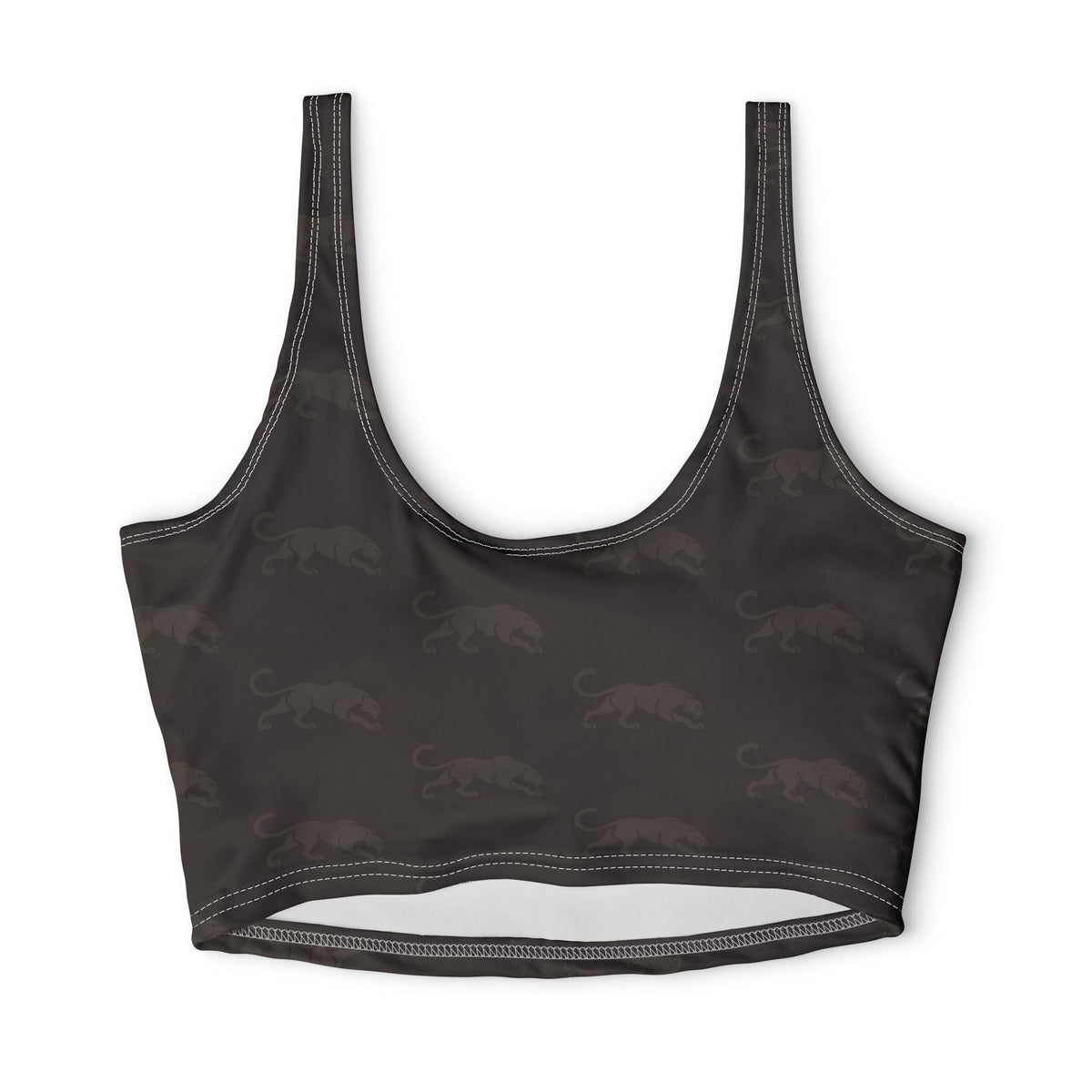 KYOA — The Panther · All-Over Monogram Sports Bra (DISCIPLINE)