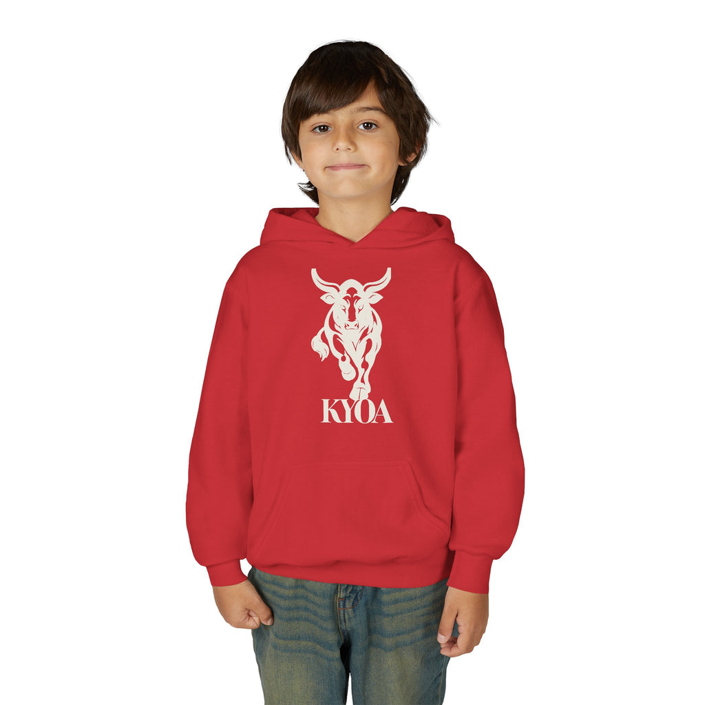 KYOA KIDS — The Bull · Kids Hoodie (RELENTLESS)
