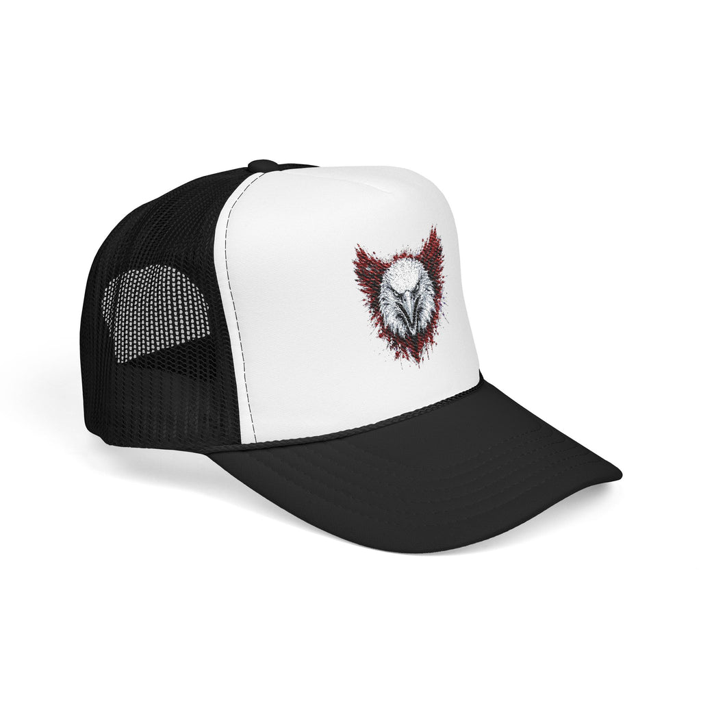 Eagle (Black & Red) — Foam Trucker Hat