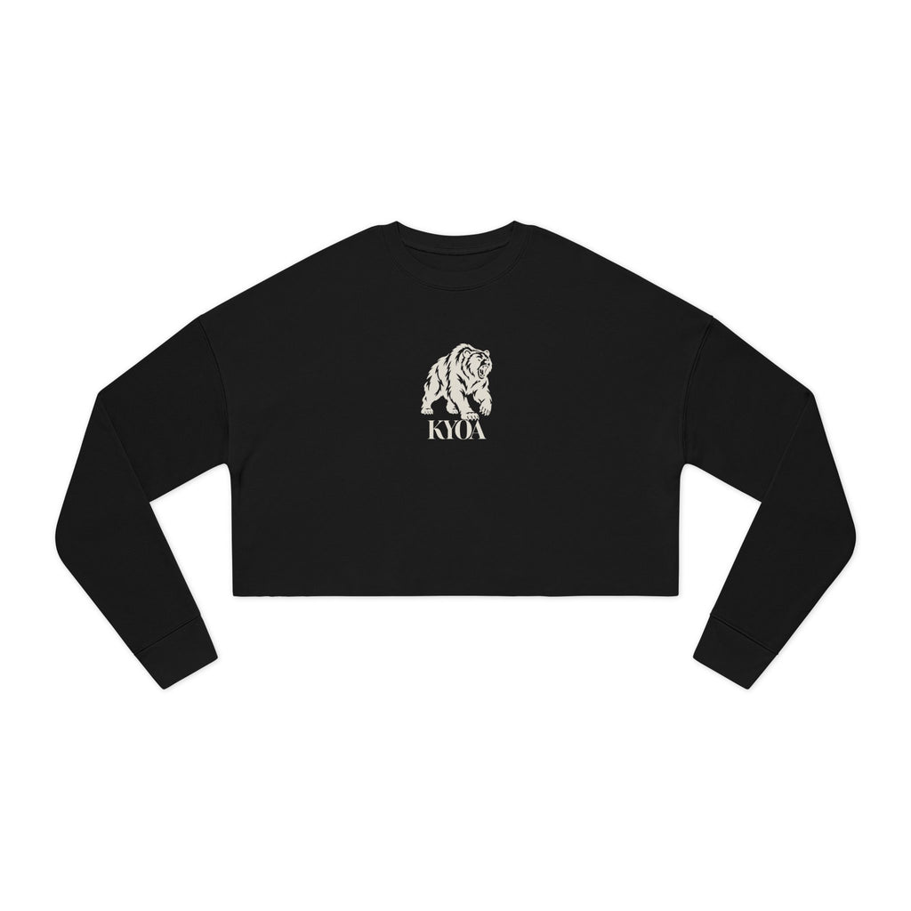 KYOA — The Bear · Women's Cropped Sweatshirt (STRENGTH)