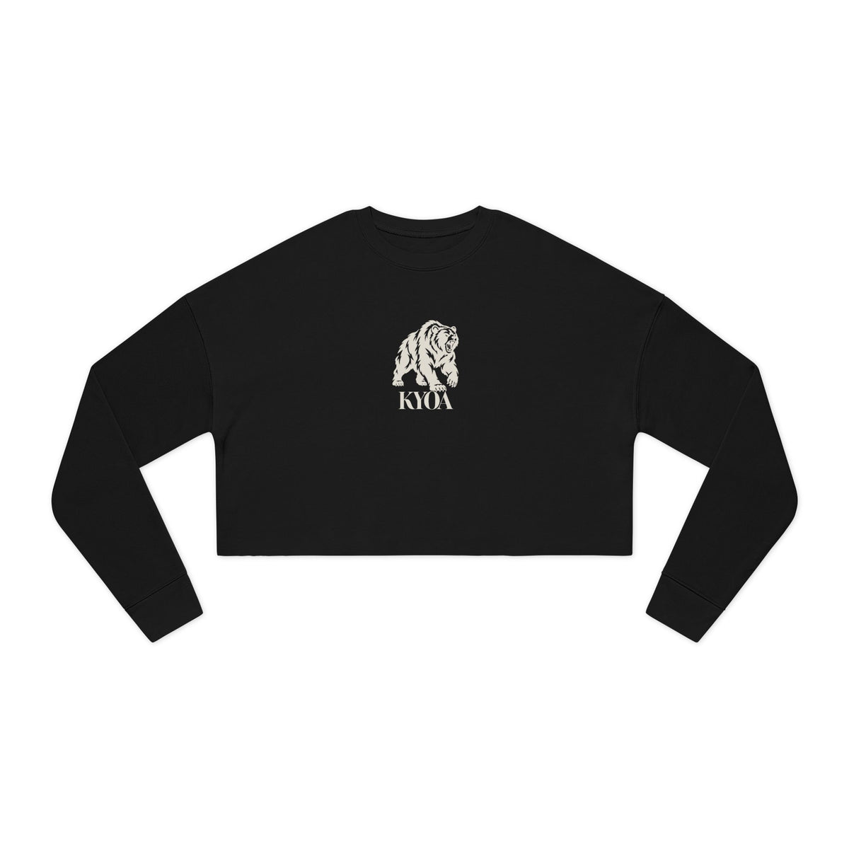 KYOA — The Bear · Women's Cropped Sweatshirt (STRENGTH)