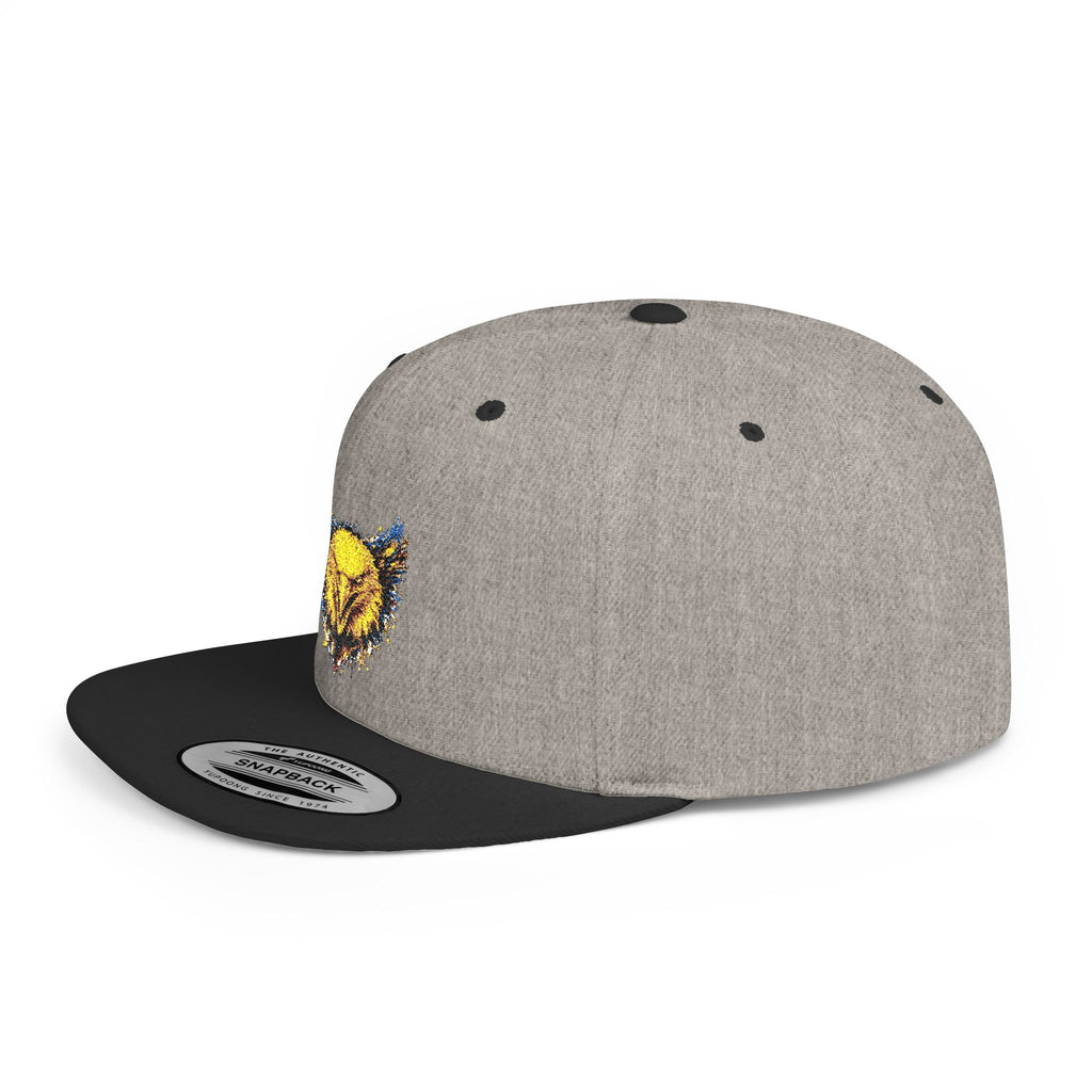 Eagle (Blue & Gold) — Flat-Bill Snapback
