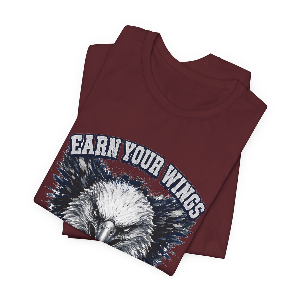 Earn Your Wings — Eagle Country 2030 Blue & White Tee