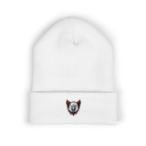 Eagle (Black & Red) — Embroidered Beanie