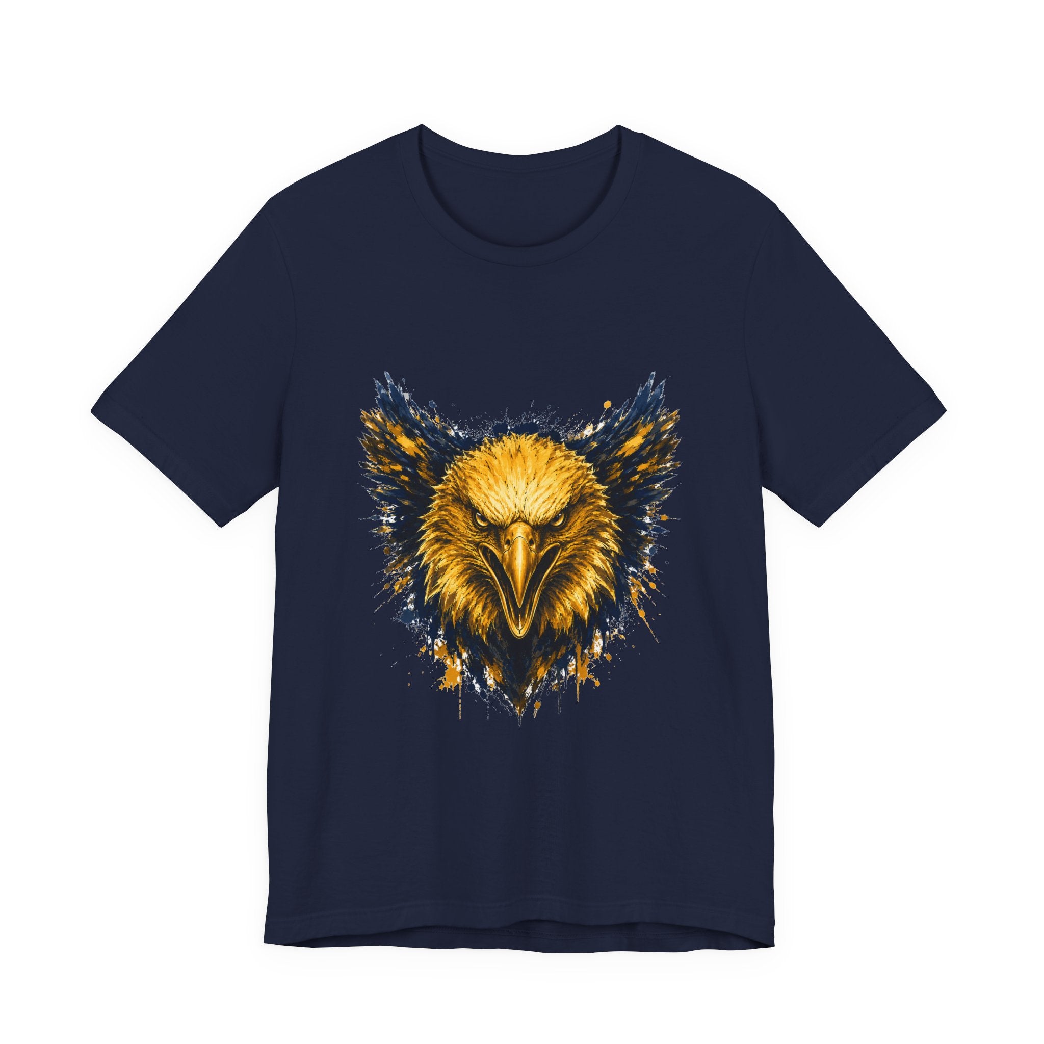 Eagle Logo Blue & Gold Tee