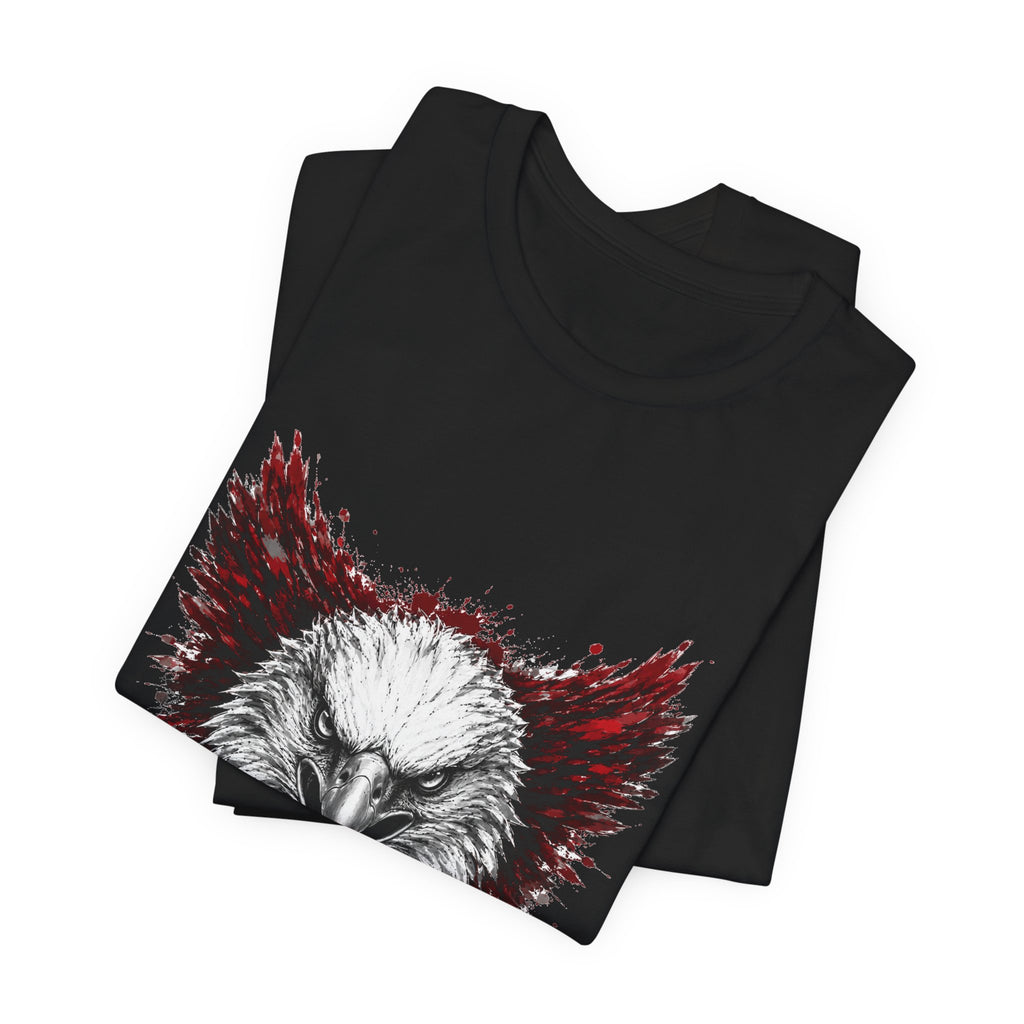 Eagle Logo Black & Red Tee