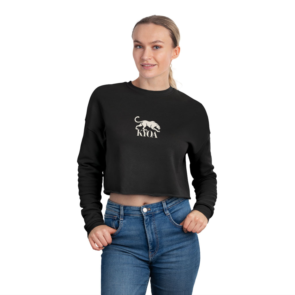 KYOA — The Panther · Women's Cropped Sweatshirt (DISCIPLINE)