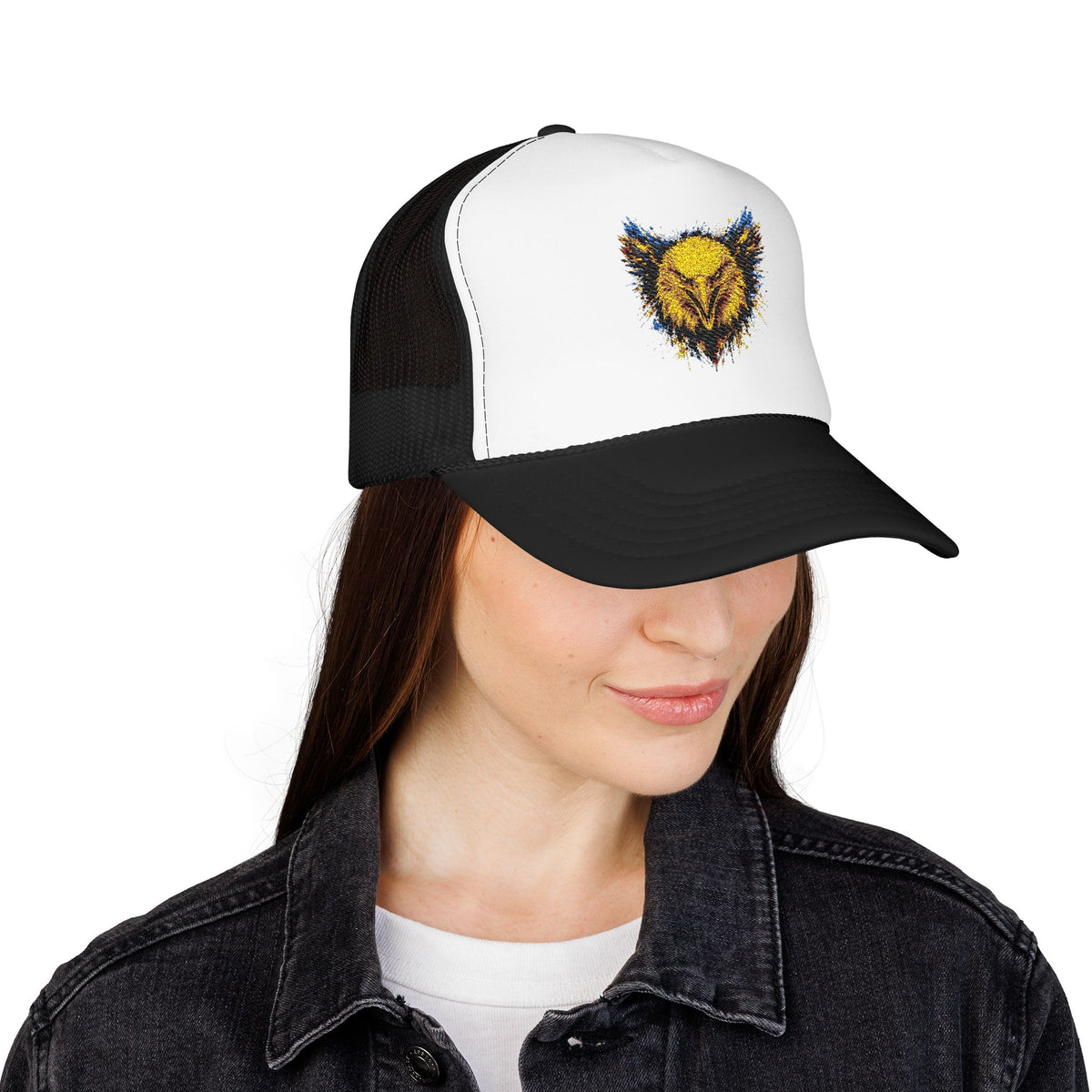 Eagle (Blue & Gold) — Foam Trucker Hat