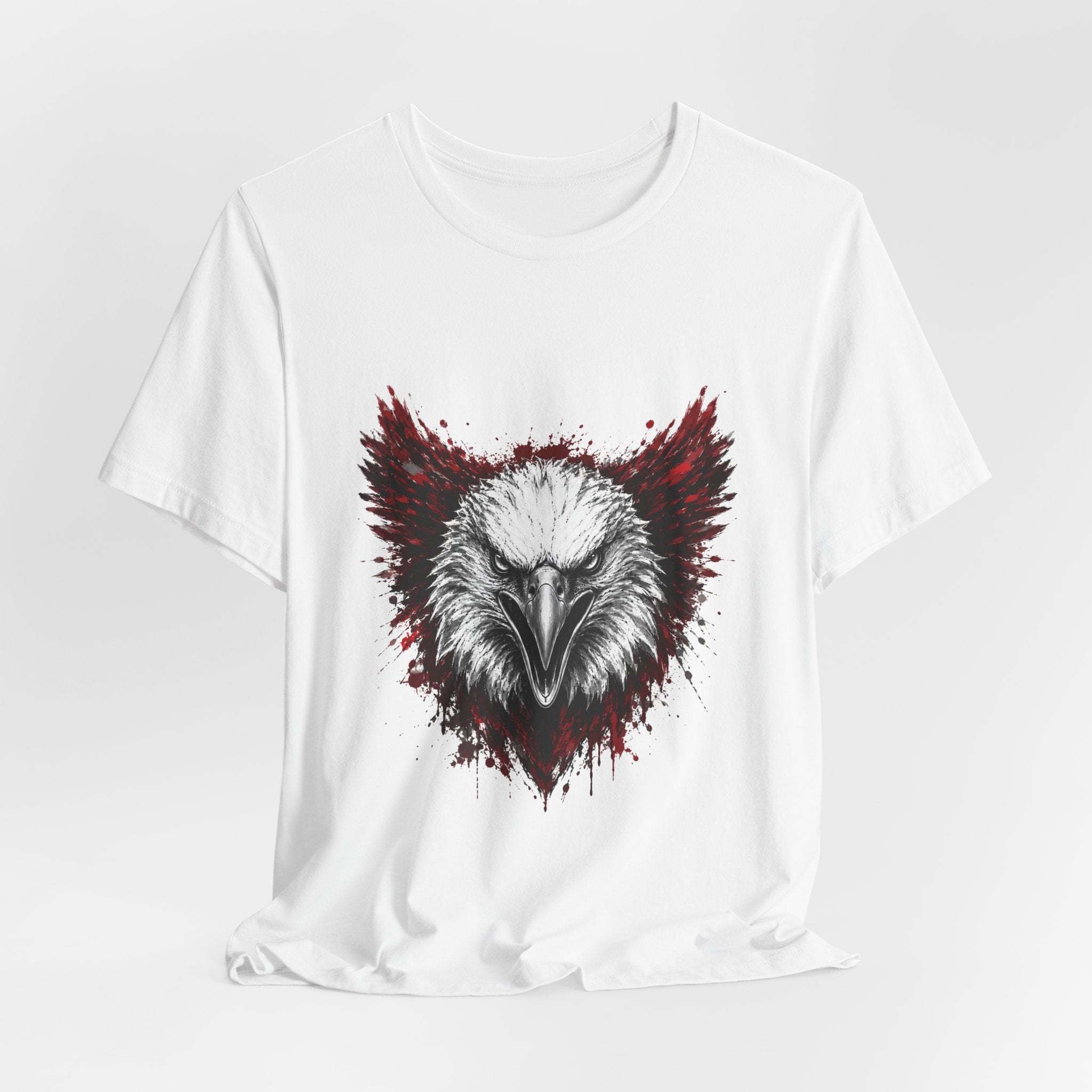 Eagle Logo Black & Red Tee