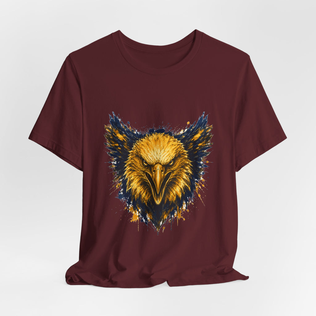 Eagle Logo Blue & Gold Tee