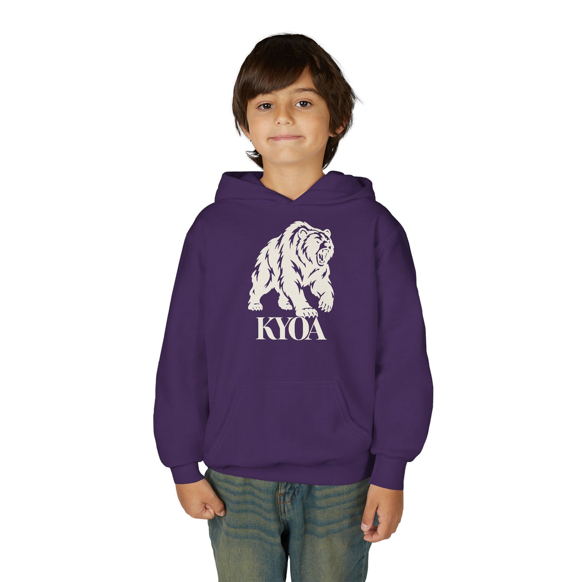KYOA KIDS — The Bear · Kids Hoodie (STRENGTH)