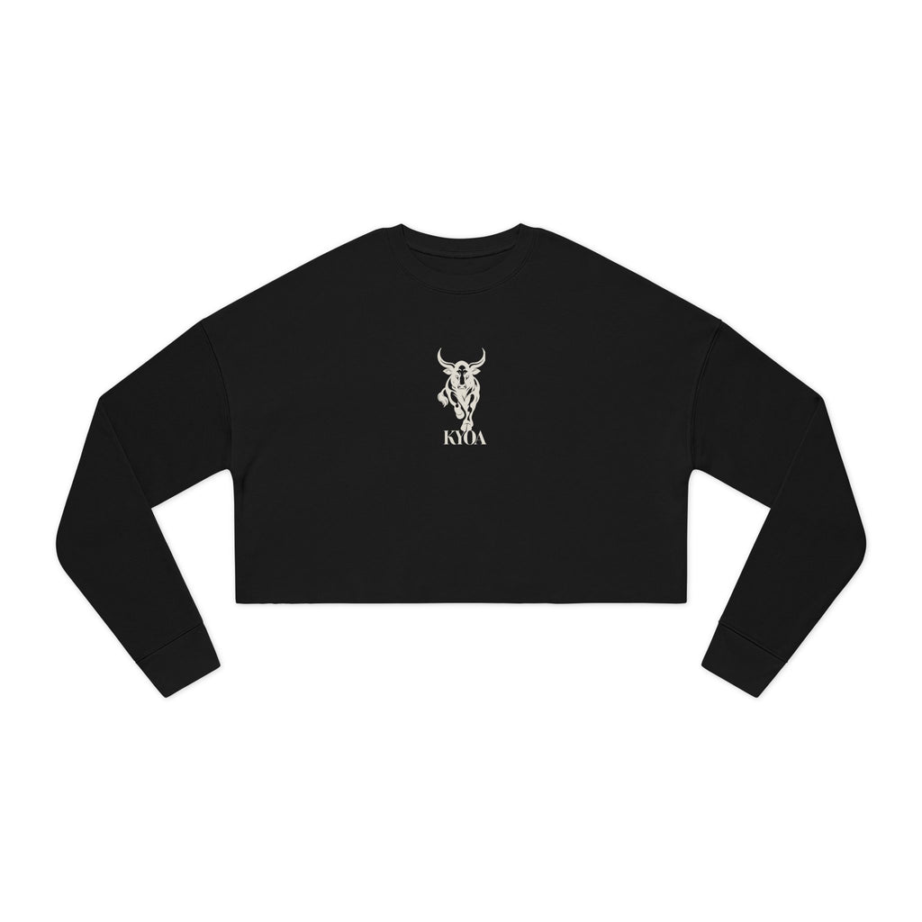KYOA — The Bull · Women's Cropped Sweatshirt (RELENTLESS)