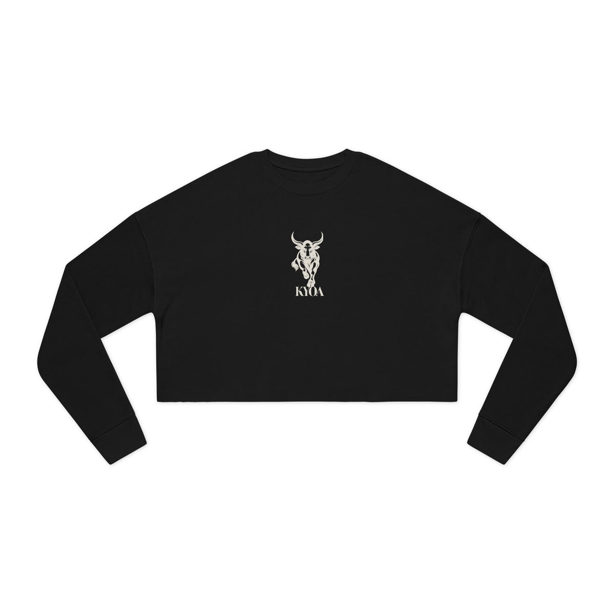 KYOA — The Bull · Women's Cropped Sweatshirt (RELENTLESS)