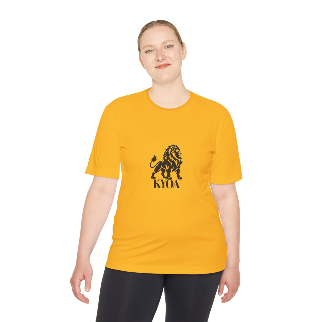 KYOA — The Lion · Performance Tee (COURAGE)
